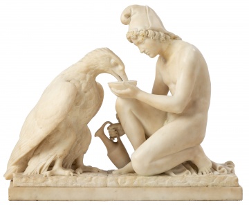 Ganymede and the Eagle (Zeus) After Bertel Thorvaldsen (1770-1844)