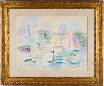 Raoul Dufy (French, 1877-1953) Les Bateau à Voile