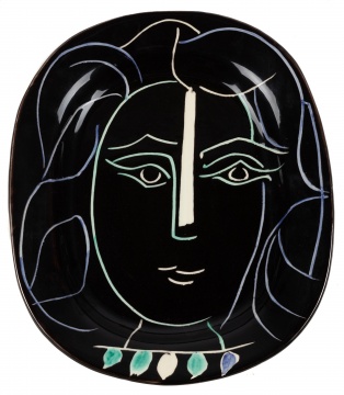 Pablo Picasso (Spanish, 1881-1973) "Visage de Femme"