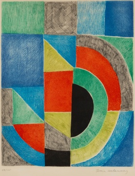 Sonia Delaunay (French/Ukrainian, 1885-1979) Composition