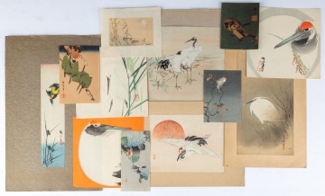 Japanese Woodblock Prints with Birds