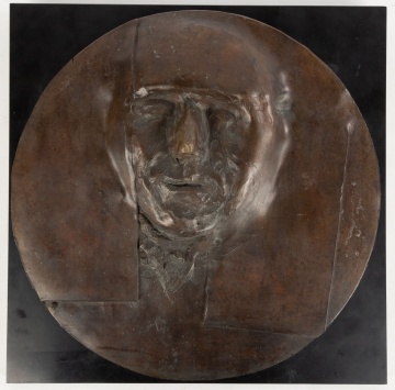 Leonard Baskin (American, 1922-2000) Bronze Plaque