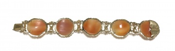 14K Gold Bracelet with Shell Cameo