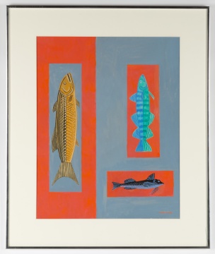 Martha Visser't Hooft (American, 1906-1994) "Fish Fetish"