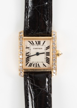 18K Gold and Diamond Lady's Cartier Watch