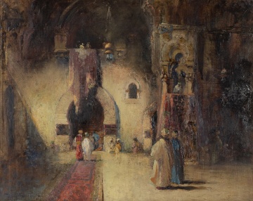 Douglas Arthur Teed (American, 1863-1929) Middle Eastern Scene