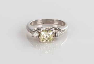 18K Gold and Diamond Ring