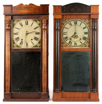 Eliada Tuttle & Unlabeled Shelf Clocks