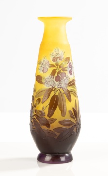 Art Nouveau Galle Cameo Glass Vase