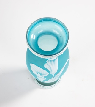 Attributed to Thomas Webb Lily Cameo Vase