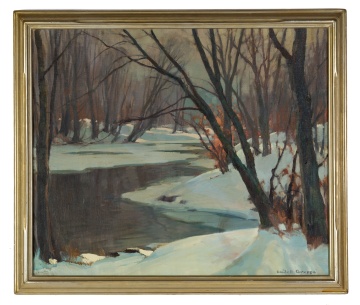 Emile Gruppe (American, 1896-1978) "March Thaw"