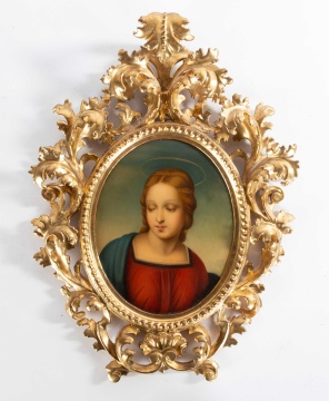 19th Century Madonna of the Goldfinch, After  Raphael
