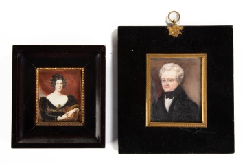 (2) 19th Century Portrait Miniatures