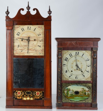  (2) Shelf Clocks