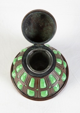 Tiffany Studios Blown-Out Inkwell