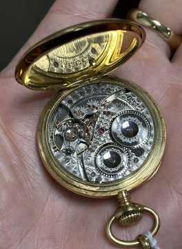 18k Gold Waltham Pocket Watch