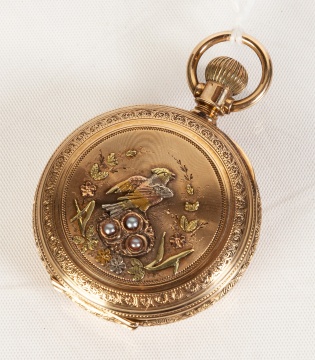 14K Gold Hampden Pocket Watch