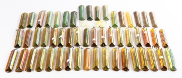 Tiffany Style Art Glass Prisms and Chunk Glass
