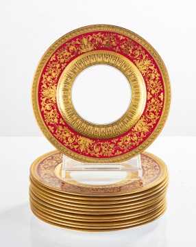 Royal Worchester Porcelain Dinner Plates