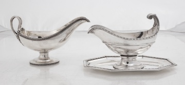 (2) Classical Sterling Silver Gravy Boats
