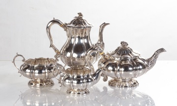 (4) John Angell Sterling Silver Tea and Coffee Set
