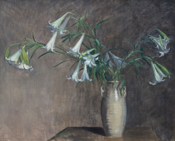John Crealock (British, 1871-1959) Still Life with Lilies