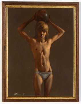 Robert Bliss (American, 1925-1981) Boy with Ball