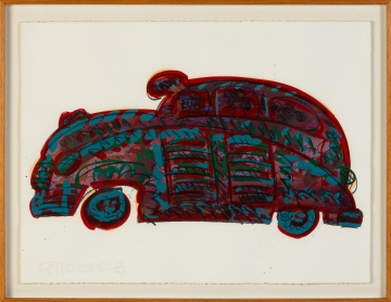 Frank Romero (American, b. 1941) Car