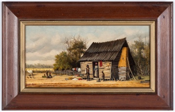 William Aiken Walker (American, 1838-1921) Cabin Scene