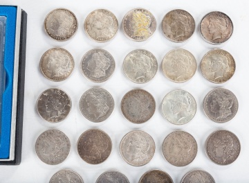 1883 Un-circulated Carson City Mint Morgan Dollar & US Silver Coins