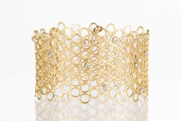 Agnieszka Winograd 18K Gold & Diamond Bracelet