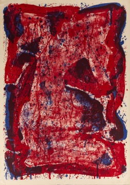Sam Francis (American, 1923-1994) "Affiche Moderna Museet, Stockholm"