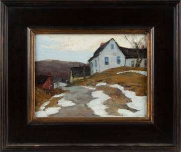 George A. Renouard (American, 1884-1954) Winter Landscape, 1947