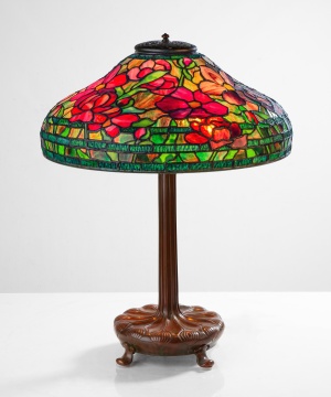 Tiffany Studios Peony Table Lamp