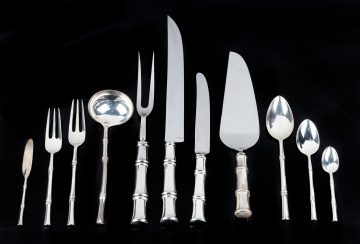 Tiffany & Co. Bamboo Sterling Silver Flatware & Serving Pieces