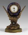 French Porcelain Clock w/American Eagle 