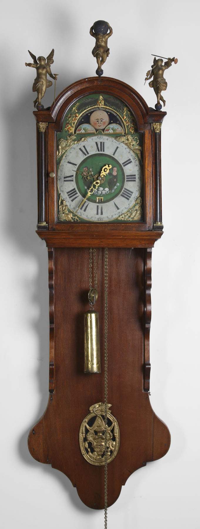Early Dutch Hooded Wall Clock Cottone Auctions