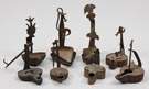 Group of Betty Wrought Iron Lamps