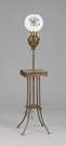 Victorian Brass Piano Lamp w/Marble Top