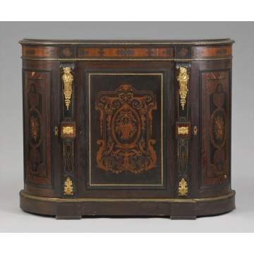 Rosewood Inlaid Side Cabinet