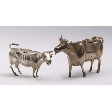 Continental Silver Cow Creamers
