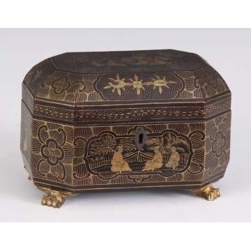 Japanese Lacquered Tea Caddy