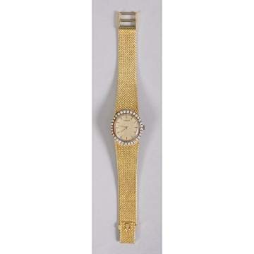 Ladies 18k Corum Automatic Gold & Diamond Watch