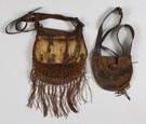 19th Century Leather Hunting Pouches