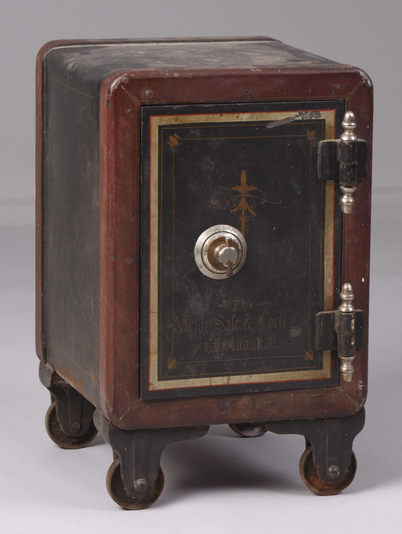 Antique Victorian Cast Iron Safe Richard M Lord Security Safes