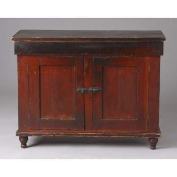 Early 19th Century Pine Dry Sink