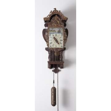 Single Hand Dutch Lantern Clock with Alarm