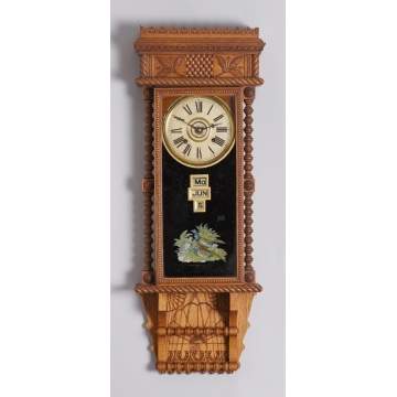 Gilbert Clock Co. Berkshire Calendar Clock