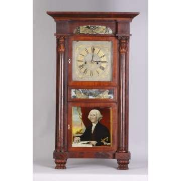 Marshall & Adams, Seneca Falls, NY Empire Shelf Clock