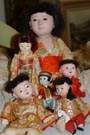 Group of 6 Dolls
